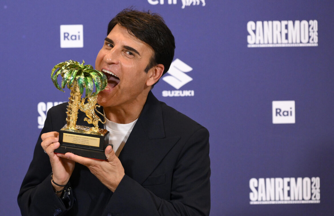 Il vincitore del 76° Festival di Sanremo Sal Da Vinci.