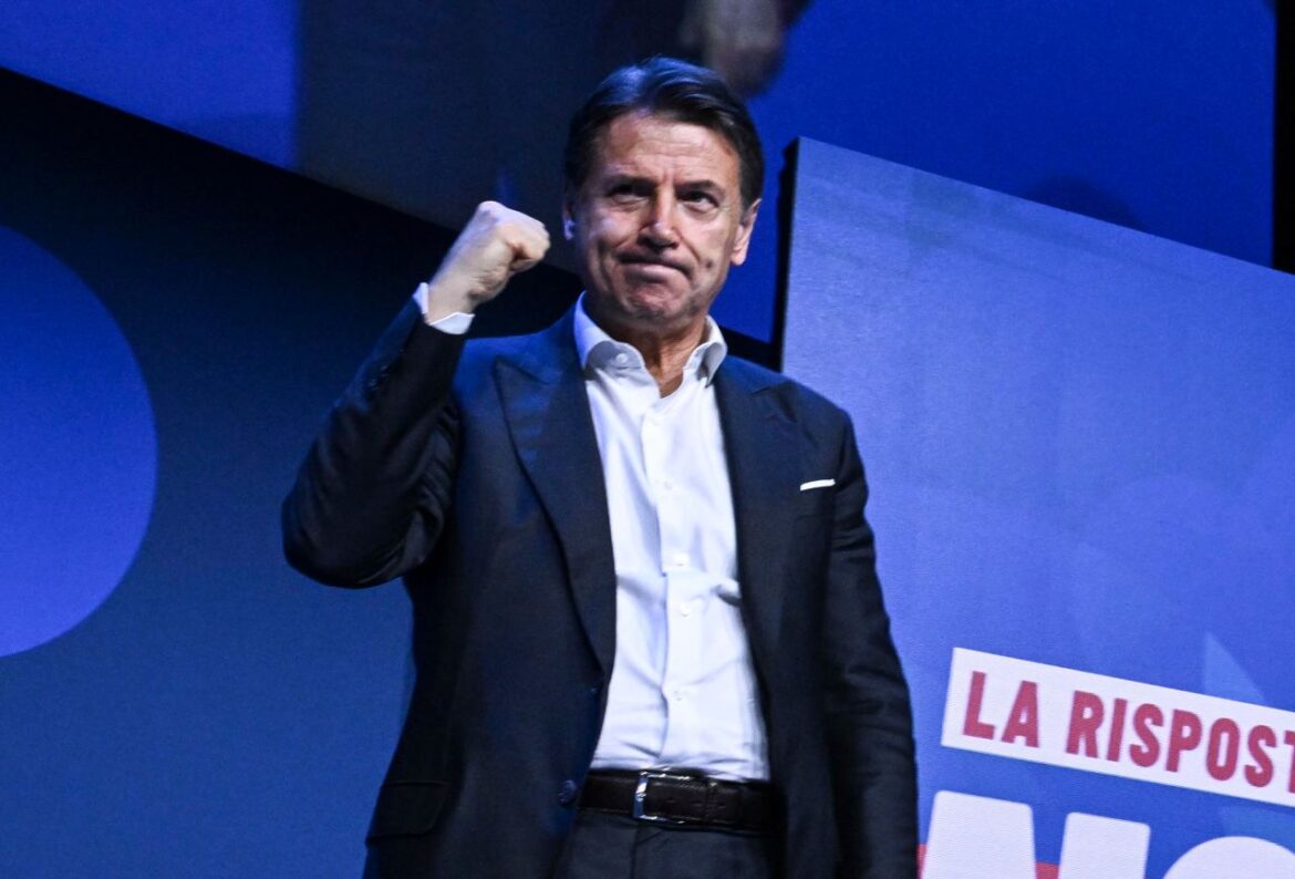 Giuseppe Conte ph Ansa