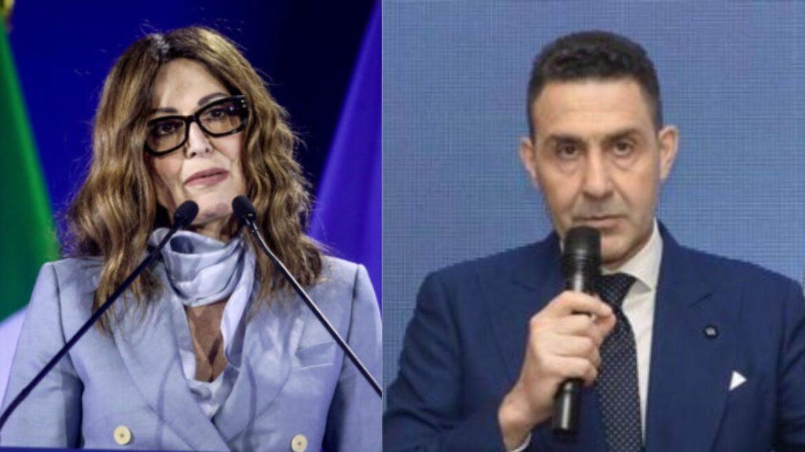 Daniela Santanchè e Roberto Vannacci ph Ansa