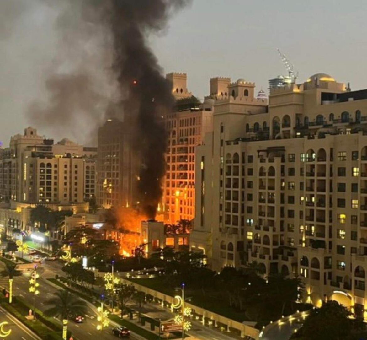 Dubai in fiamme