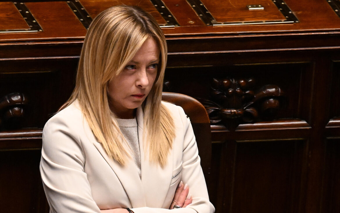 Giorgia Meloni. ANSA/RICCARDO ANTIMIANI