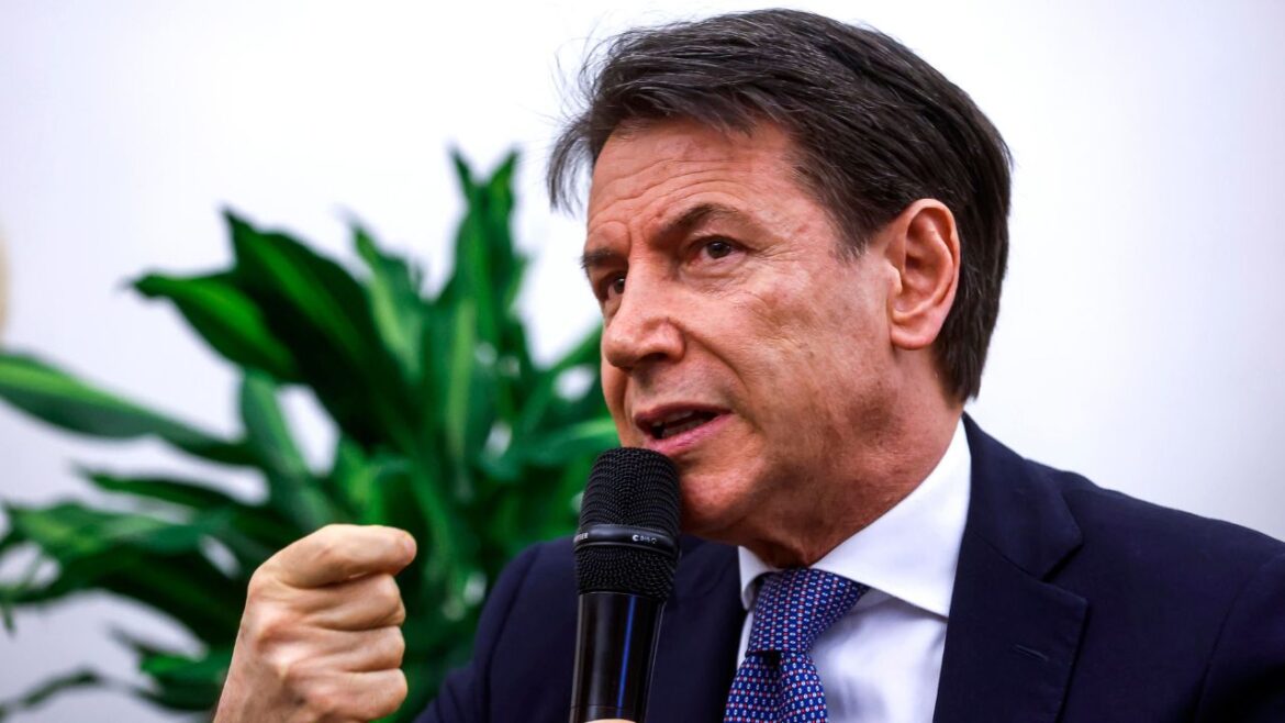 Giuseppe Conte ph Ansa