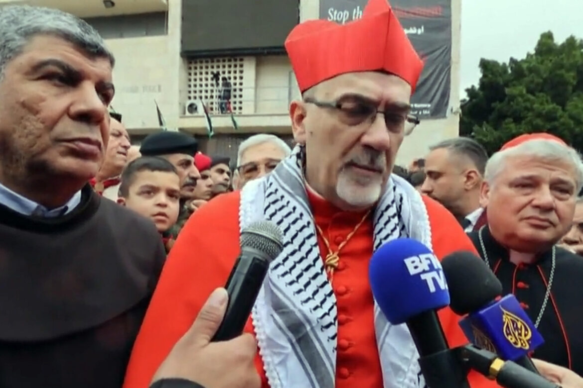 Il cardinale Pizzaballa. Ph: ANSA