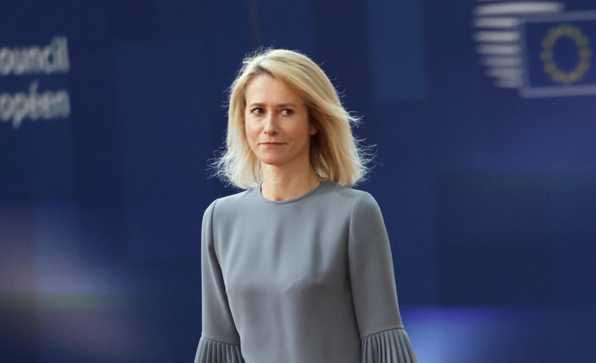 Kaja Kallas. EPA_Olivier Matthys