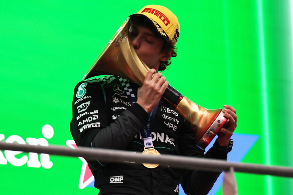 Kimi Antonelli a Shangai. EPA_Andres Martinez Casares