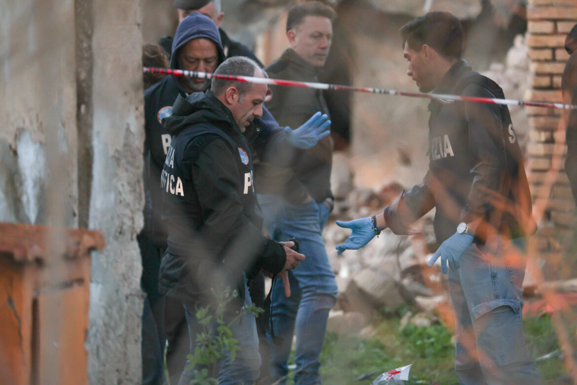 Il casale dell'esplosione. ANSA_Emanuele Valeri