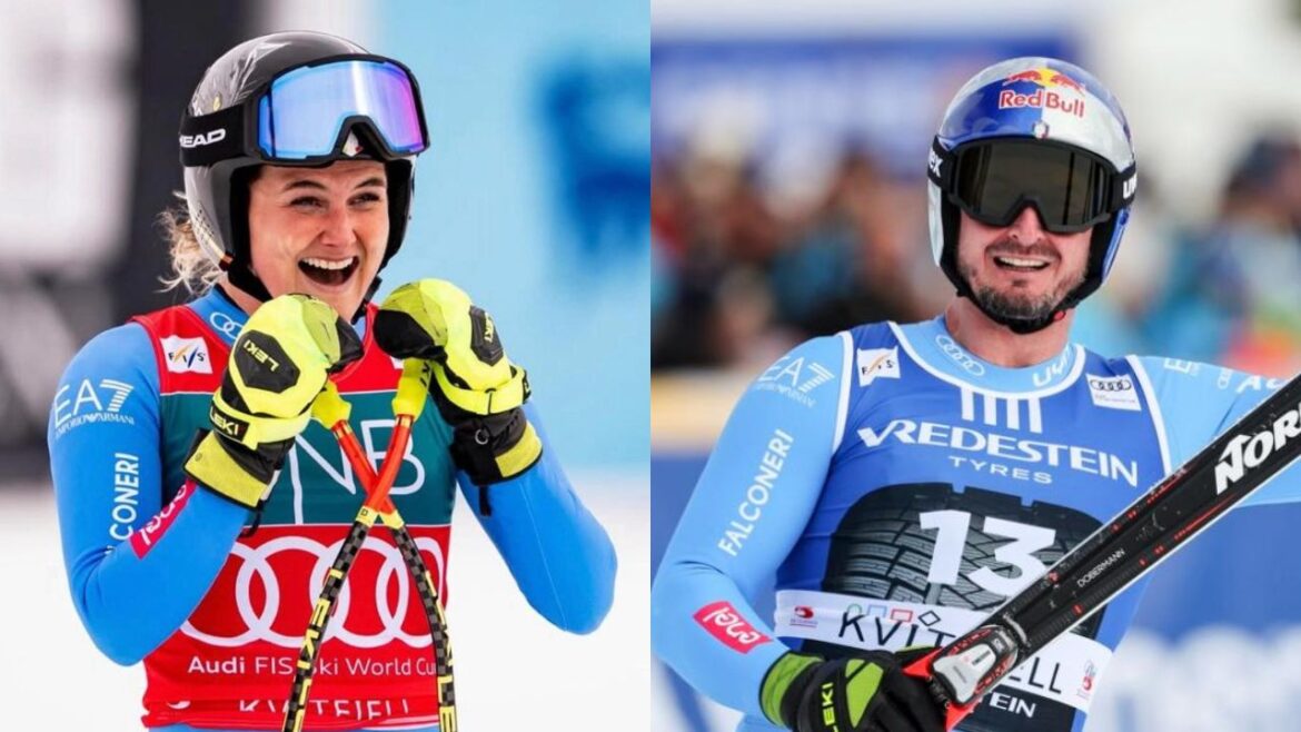 Laura Pirovano e Dominik Paris ph X