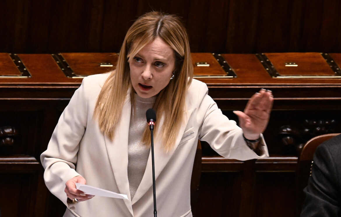 Giorgia Meloni. ANSA_RICCARDO ANTIMIANI