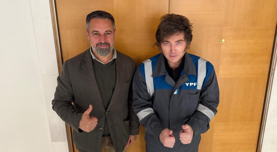 Milei e Abascal. Foto tratta dai social