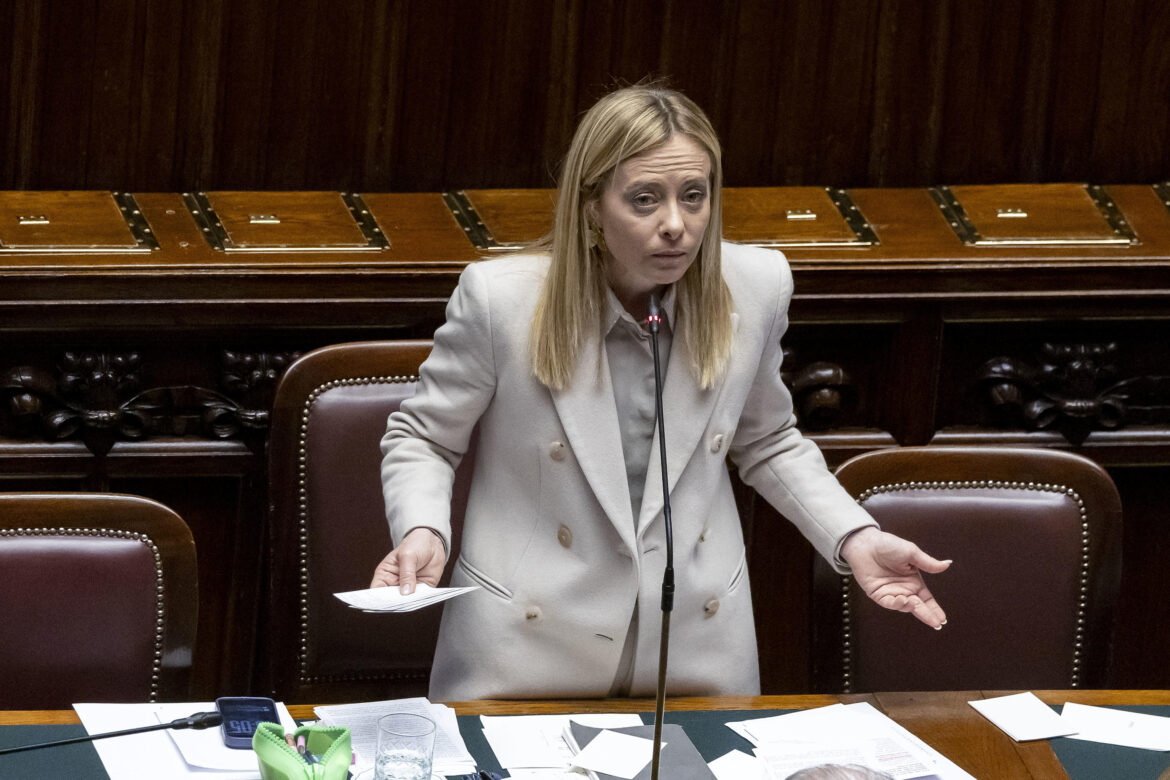Giorgia Meloni alla Camera