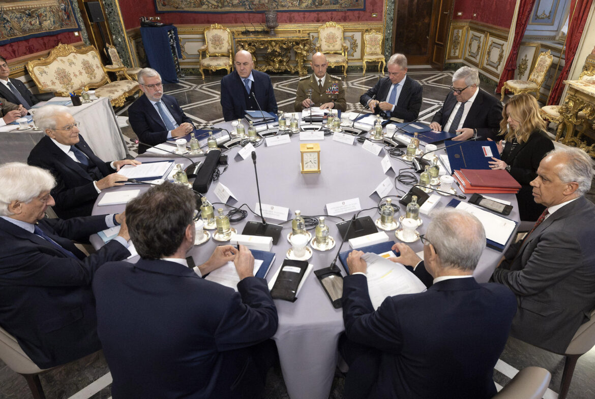 Consiglio supremo di difesa Foto Ansa