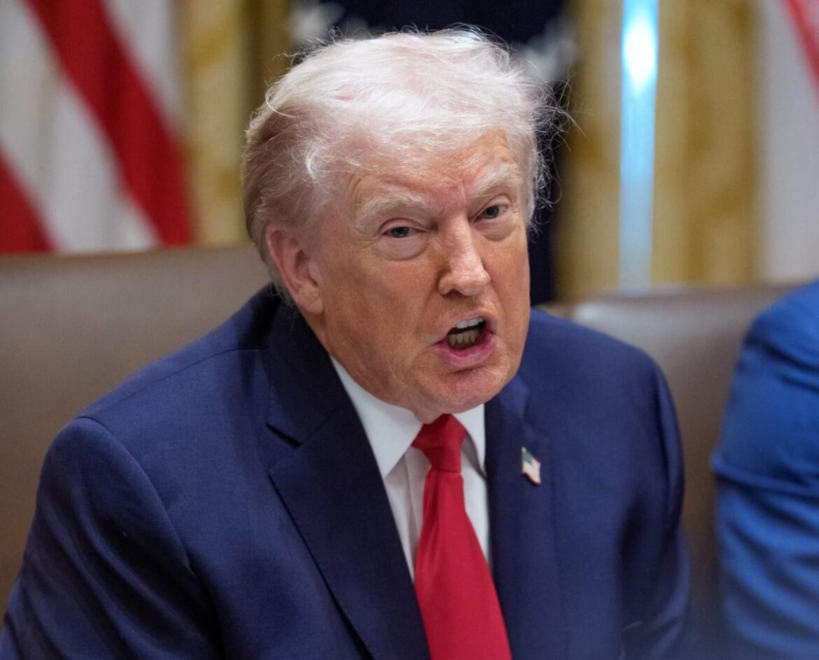 Donald Trump sulla guerra in Iran ph Ansa