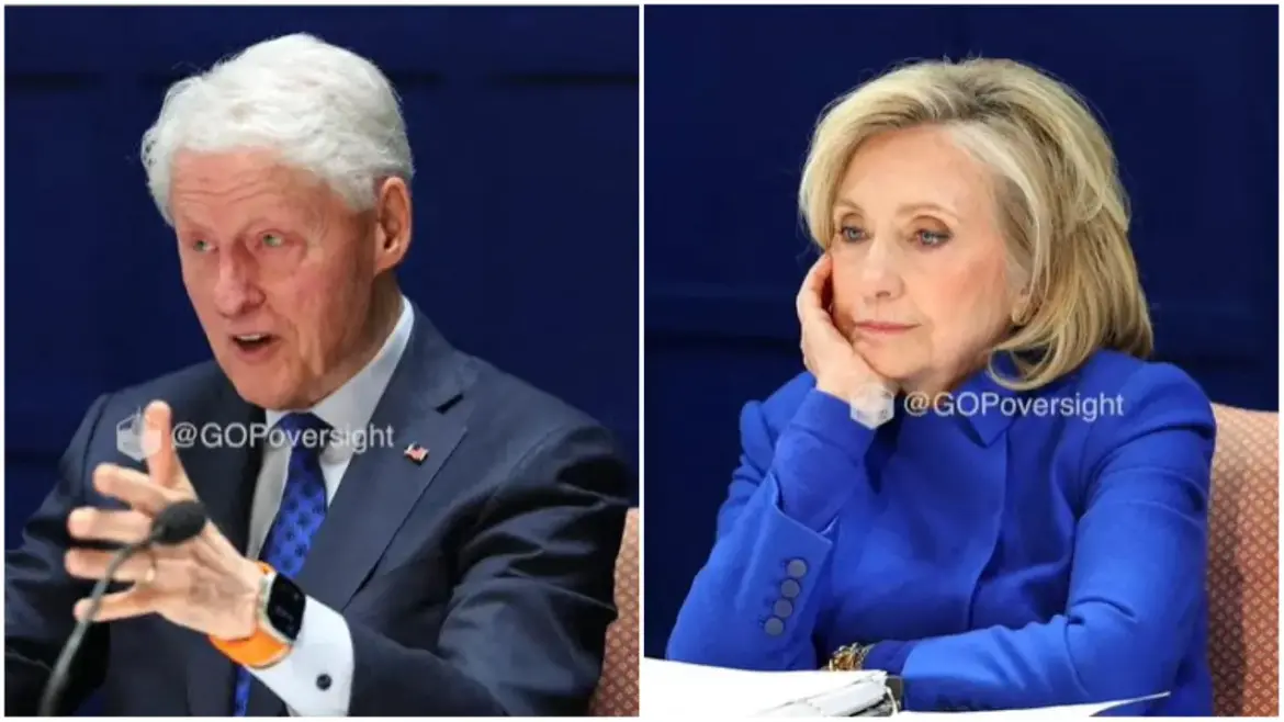 Bill CLinton e Hillary testimoniano davanti alla Commissione della Camera