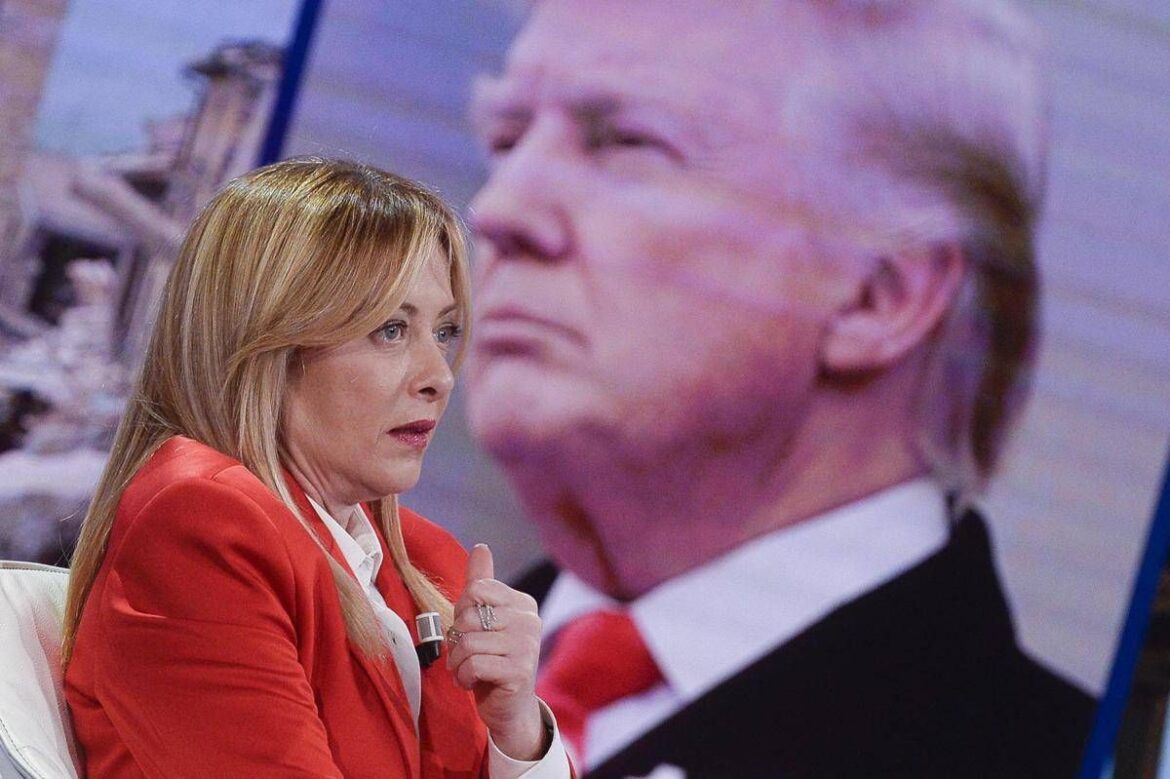 Giorgia Meloni e Donald Trump