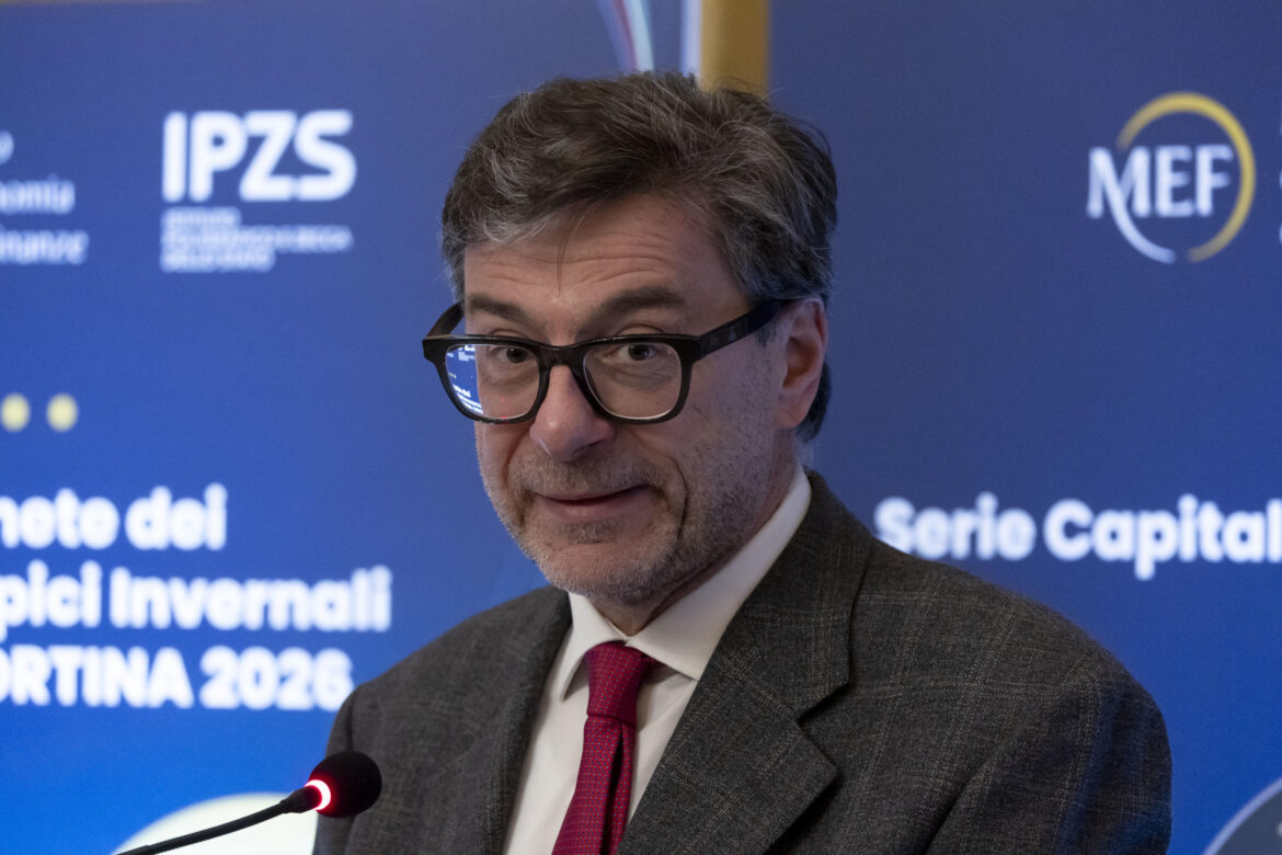 Ministro dell'Economia Giancarlo Giorgetti