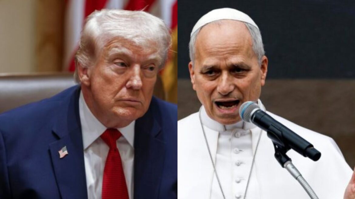 Donald Trump e Papa Leone