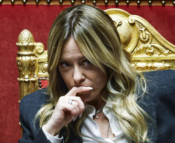 La Presidente del Consiglio Giorgia Meloni. ANSA_Angelo Carconi