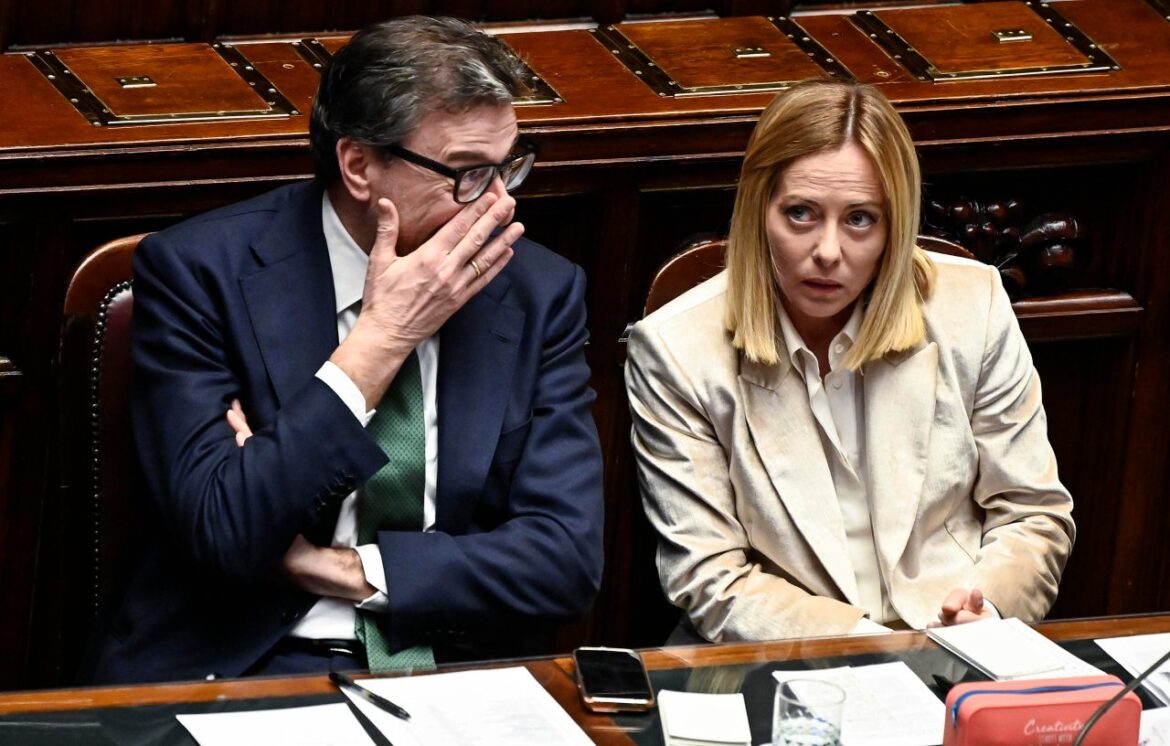 Meloni e Giorgetti