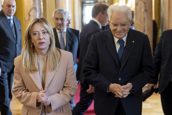 Meloni e Mattarella. ANSA_PAOLO GIANDOTTI_Ufficio Stampa QUIRINALE