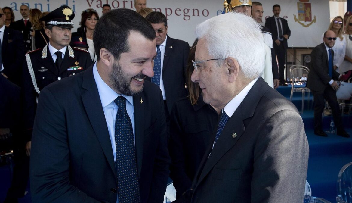 Salvini e Mattarella