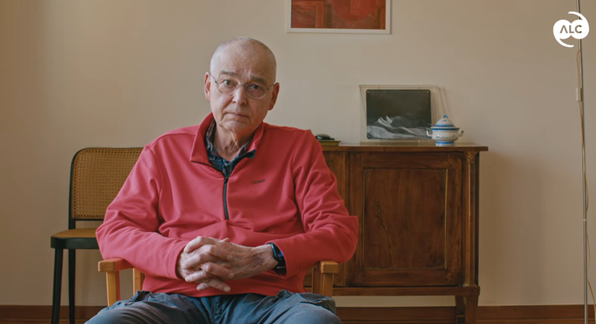 L'appello di Roberto per l'eutanasia legale. Fotogramma dal video