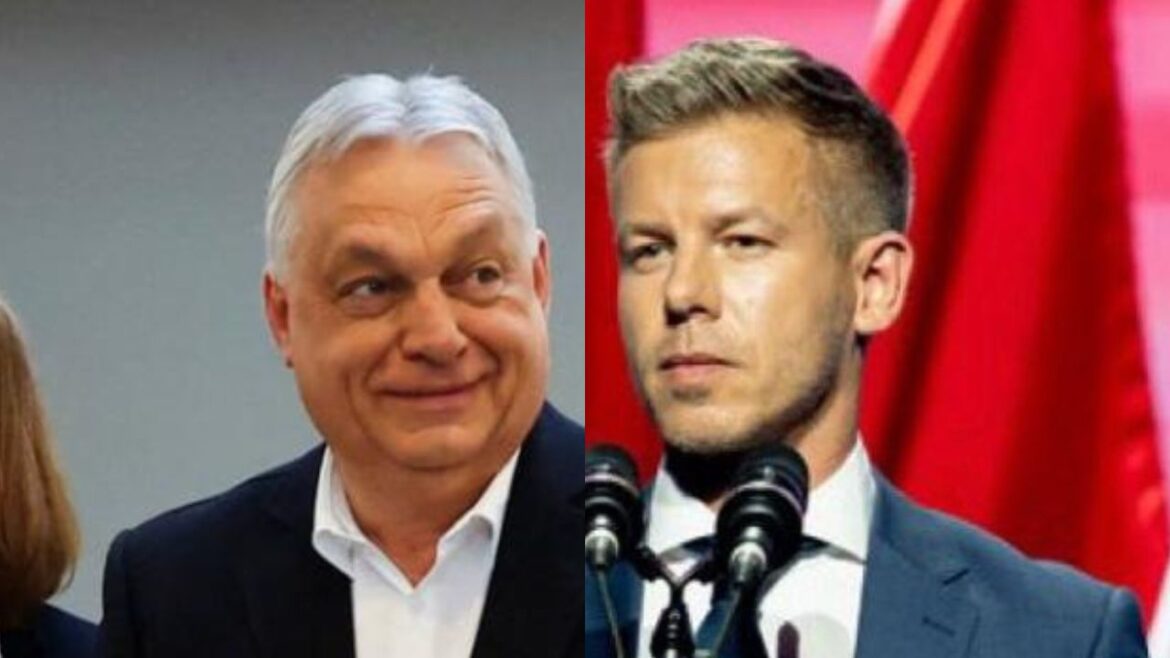 Viktor Orban e Peter Magyar ph X
