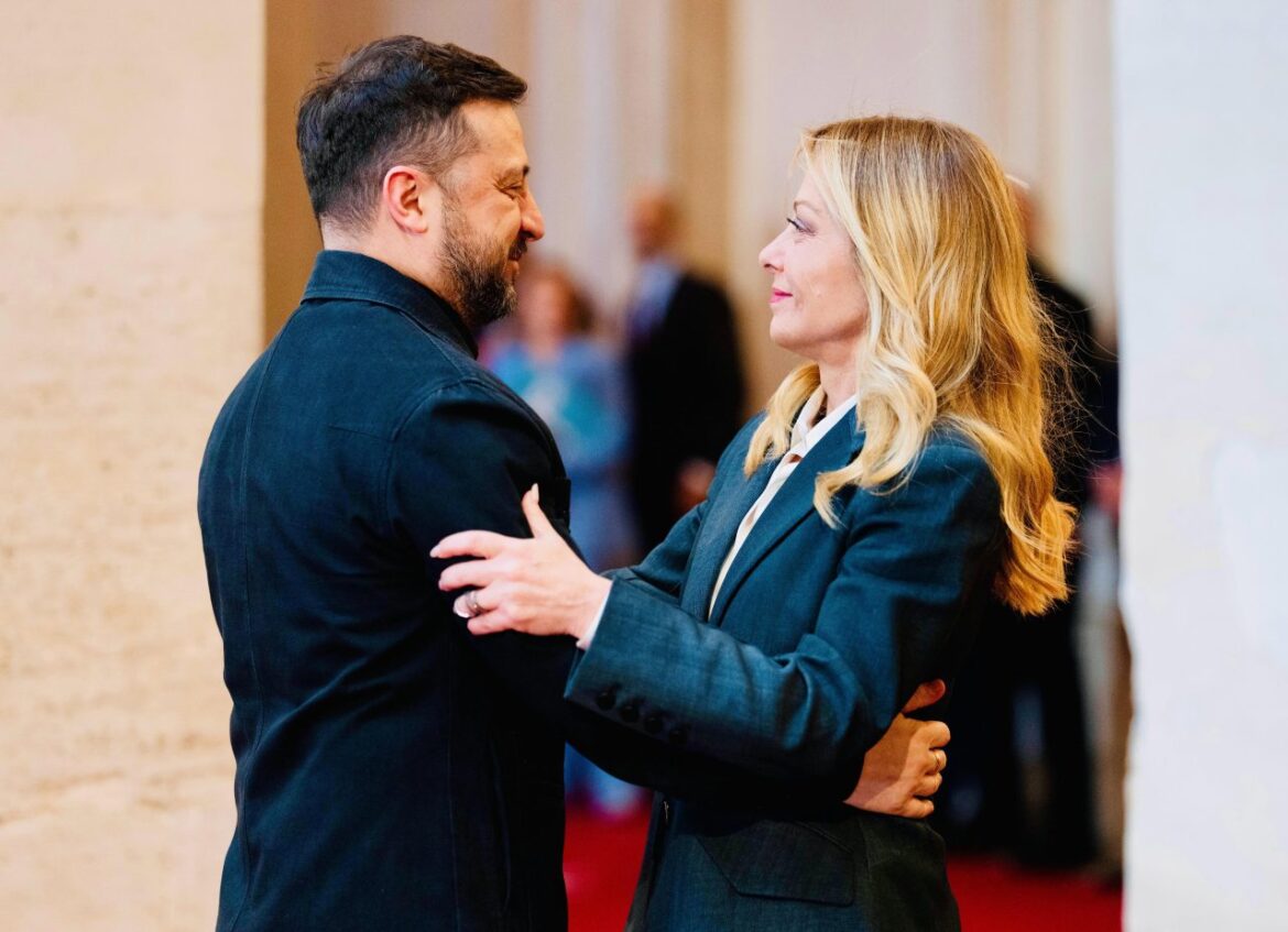 Giorgia Meloni e Zelensky