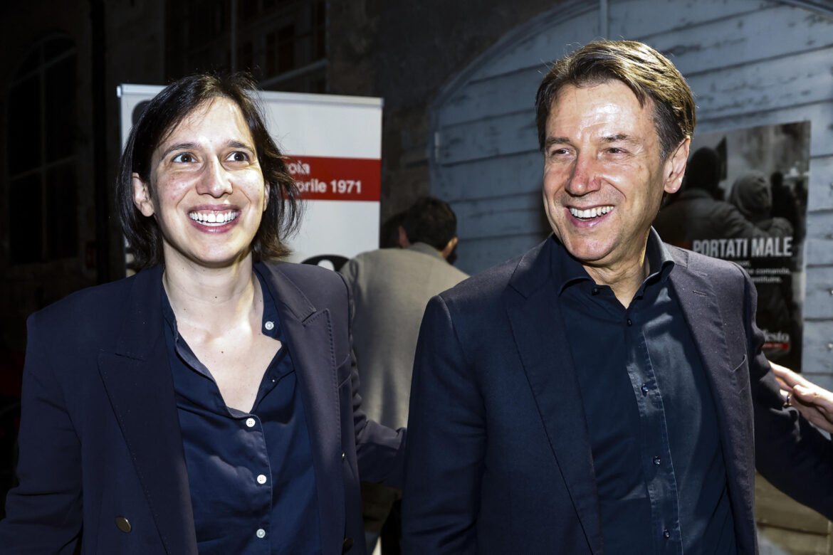 Conte e Schlein. ANSA_Angelo Carconi