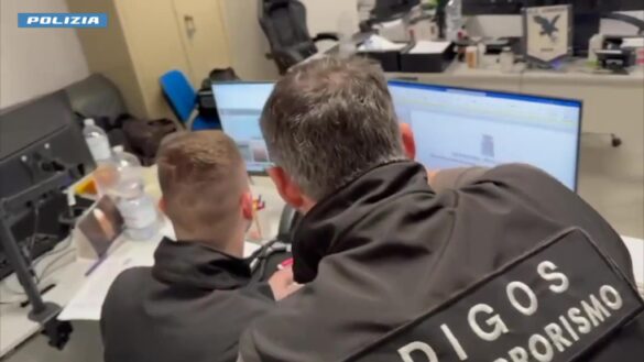 Digos - antiterrorismo. ANSA_Polizia