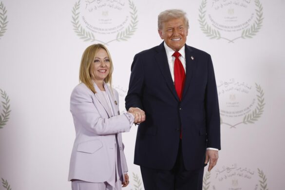 Meloni e Trump
