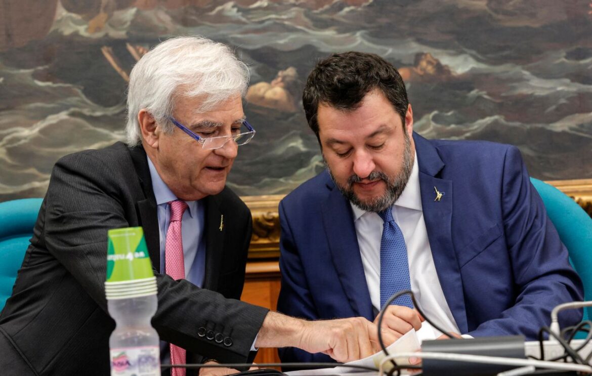 Antonio Maria Rinaldi e Matteo Salvini