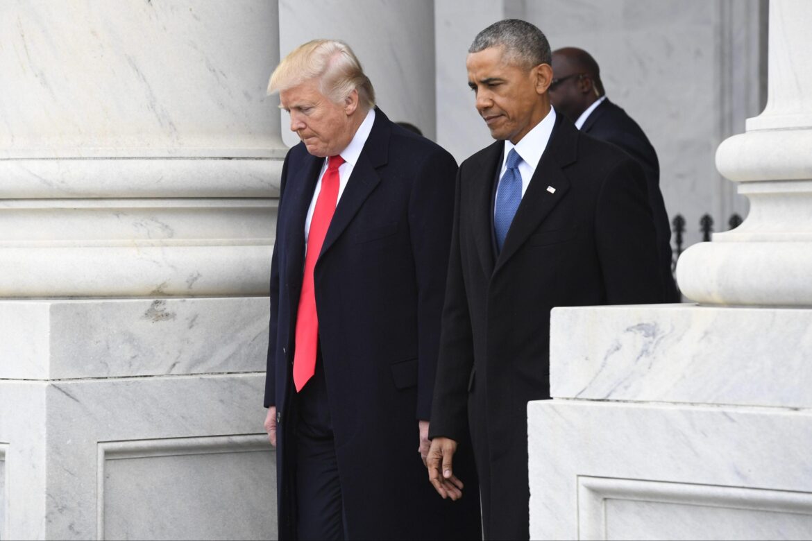 Obama e Trump. EPA_Jack Gruber