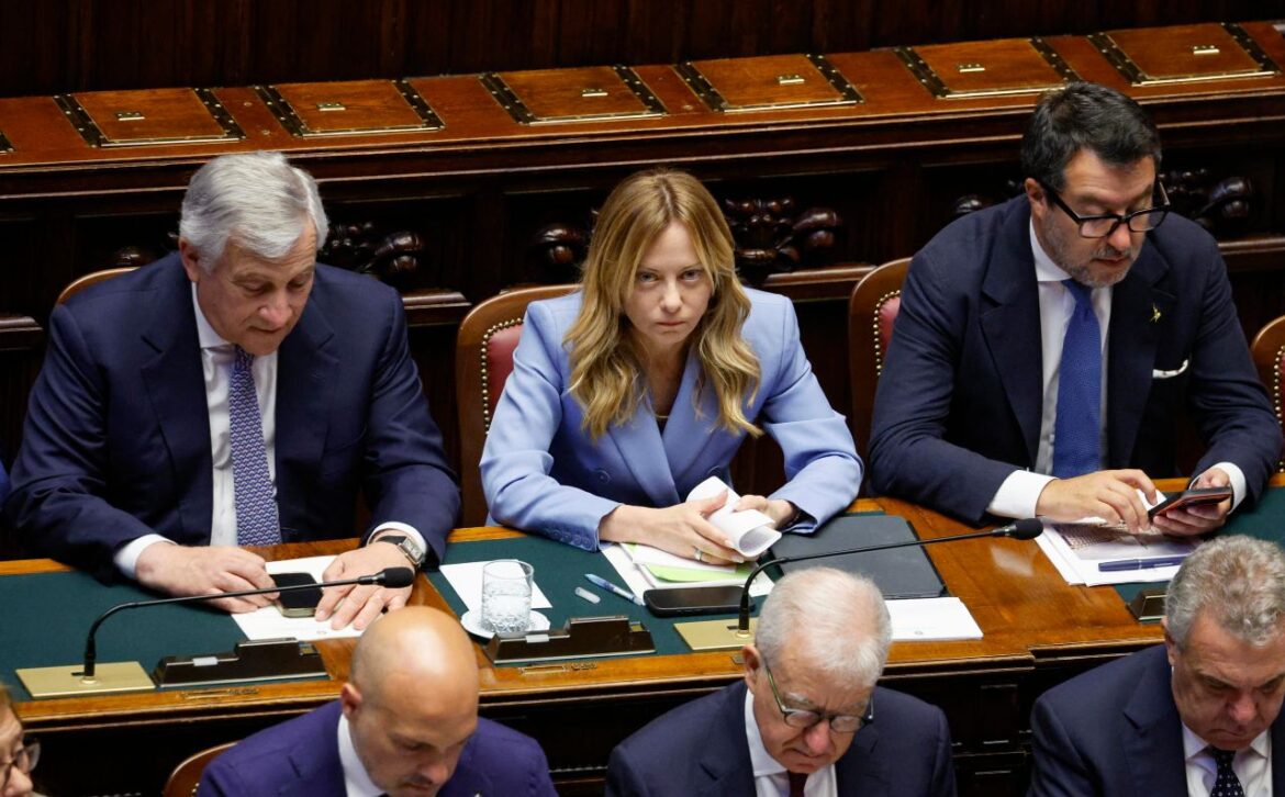 Meloni Salvini e Tajani