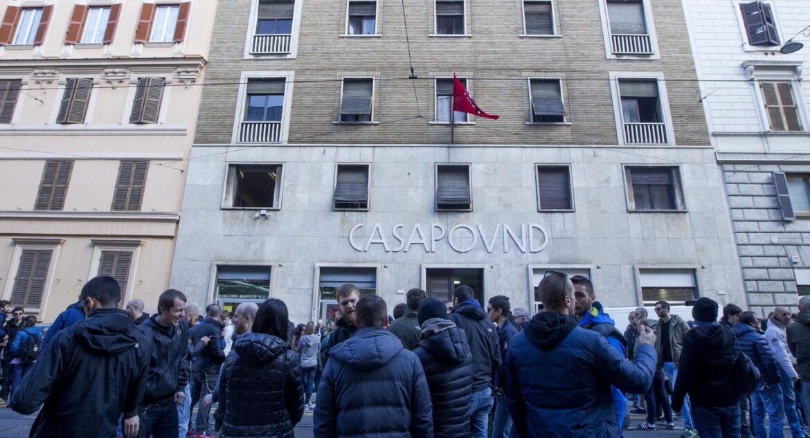 Sede Casapound ph Ansa