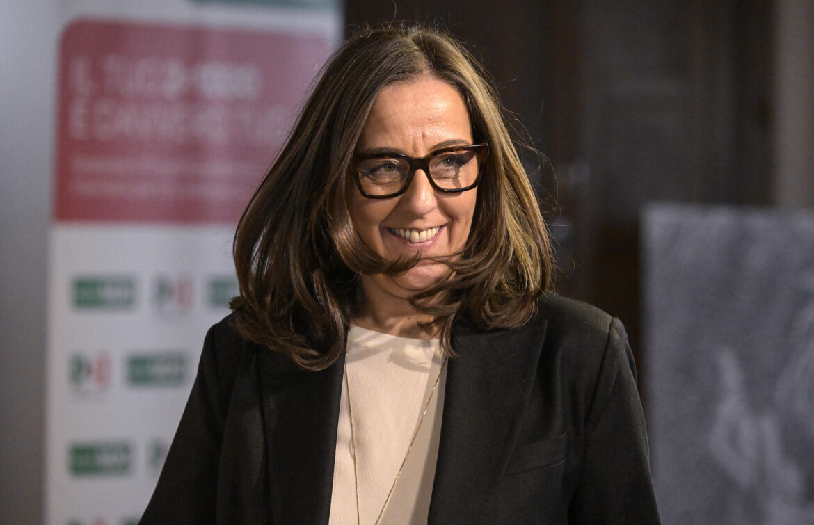 La sindaca di Firenze, Sara Funaro. ANSA/RICCARDO ANTIMIANI