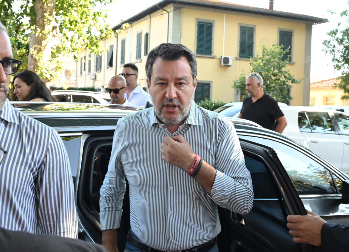 Matteo Salvini. ANSA/CLAUDIO GIOVANNINI