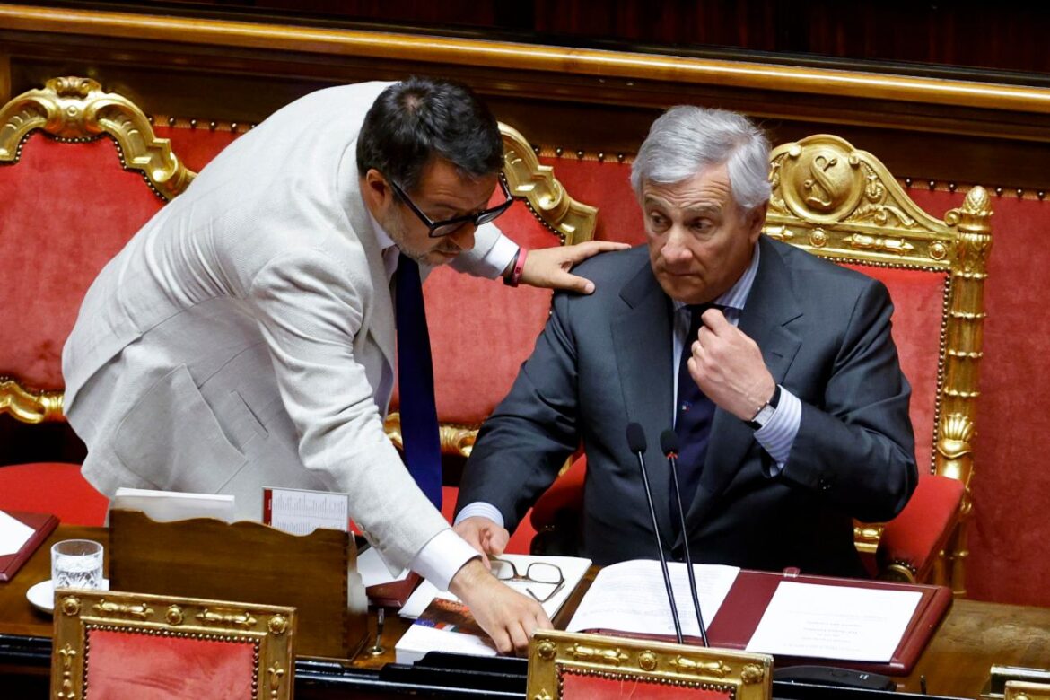 Tajani e Salvini