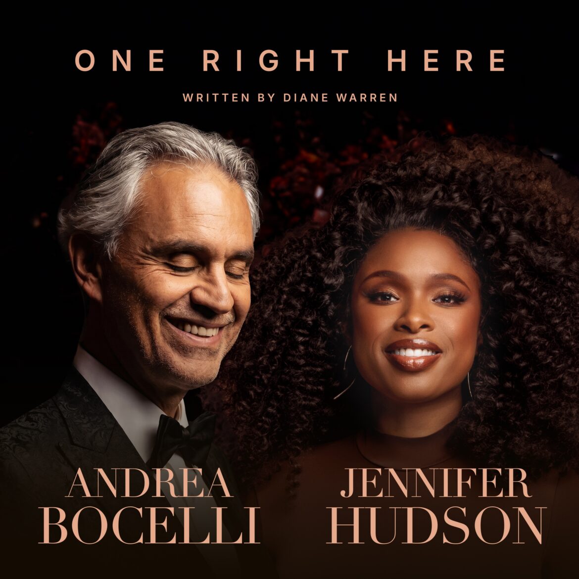 Andrea Bocelli e Jennifer Hudson ph ig