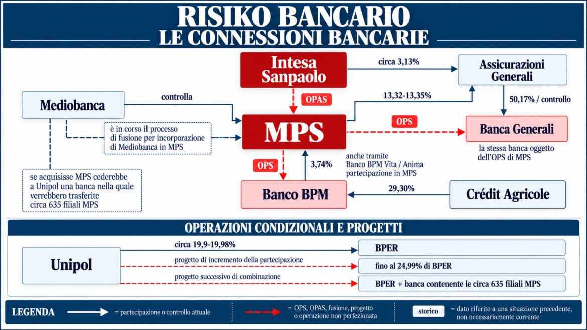 ISP MPS il gruppo Caltagirone e Leonardo Maria Del Vecchio tradiscono MPS
